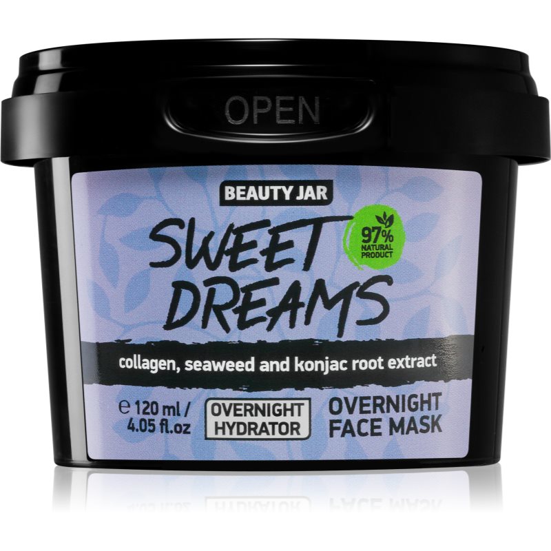 Beauty Jar Sweet Dreams masca faciala de noapte pentru luminozitate si hidratare 120 ml