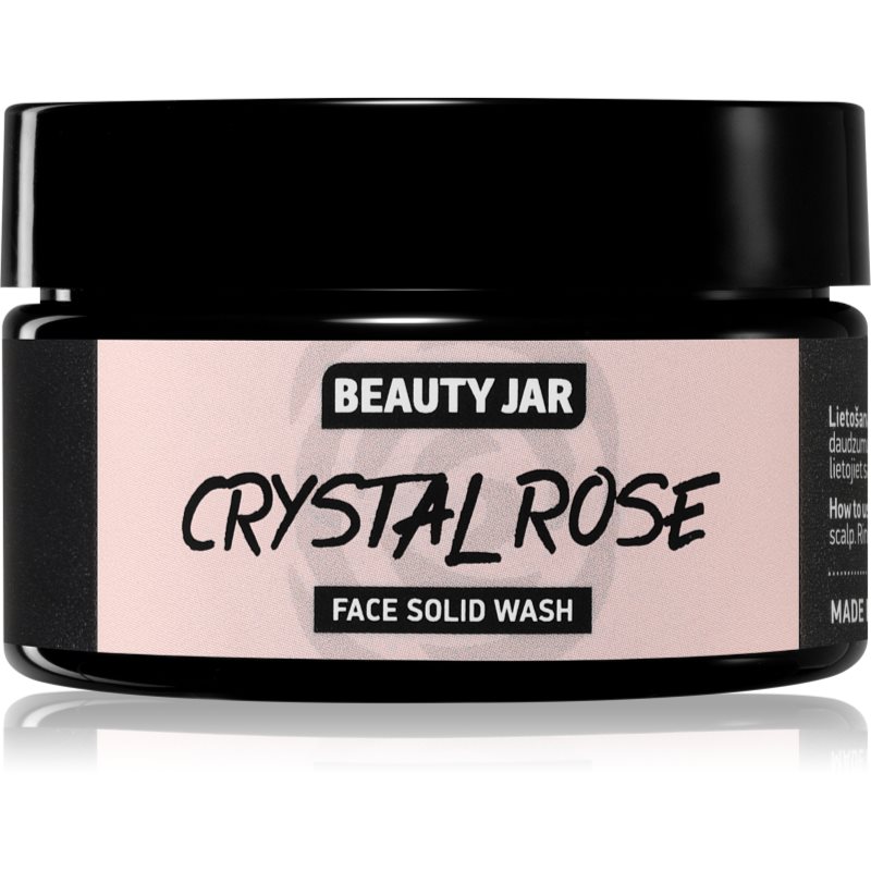 Beauty Jar Crystal Rose sapun pentru curatarea fetei pentru o piele mai luminoasa 25 g