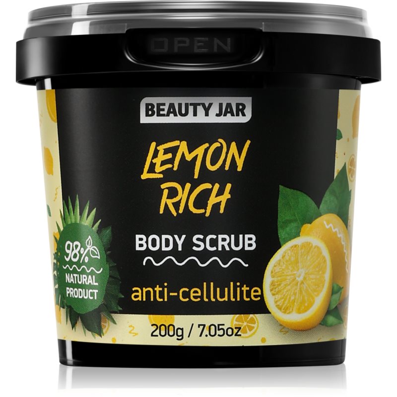 Beauty Jar Lemon Rich Exfoliant de Corp Anti-celulita 200 g