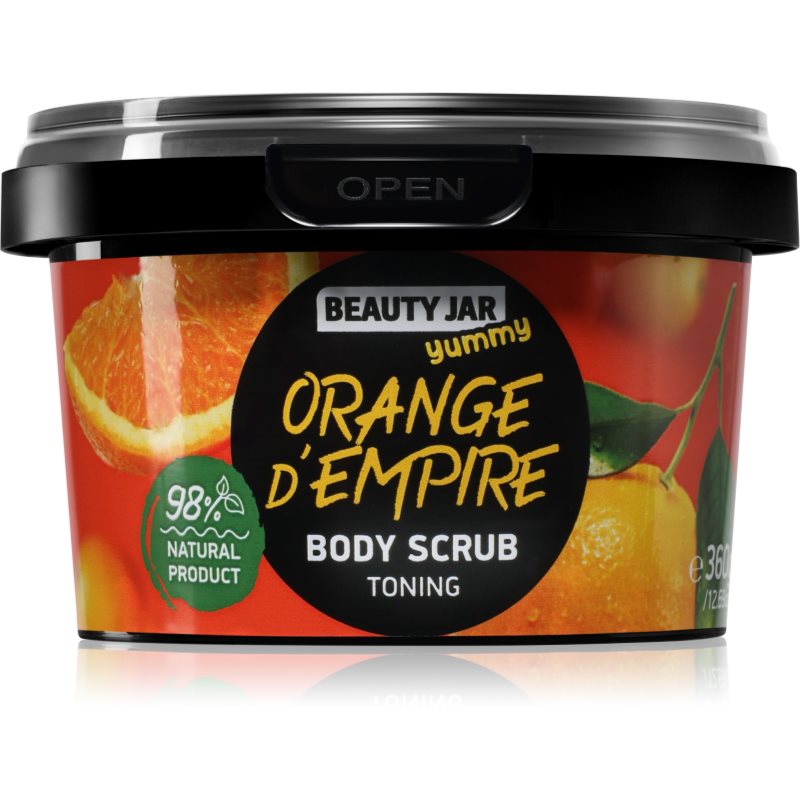 Beauty Jar Yummy Orange d'Empire crema delicata pentru exfoliere cu efect revigorant 360 g