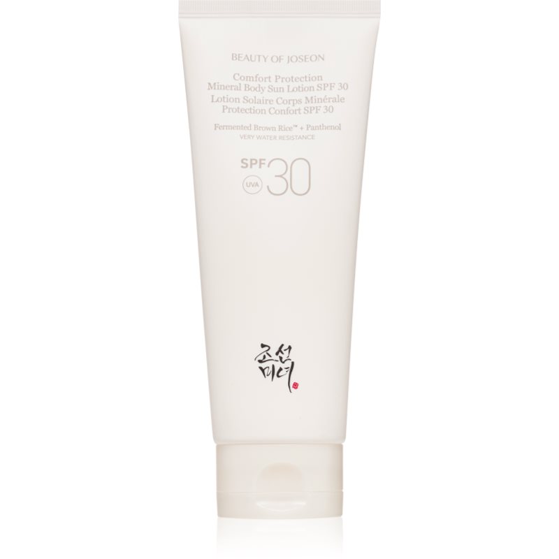 Beauty of Joseon Comfort Protection Mineral Body Sun Lotion lotiune de corp hranitoare SPF 30 150 ml
