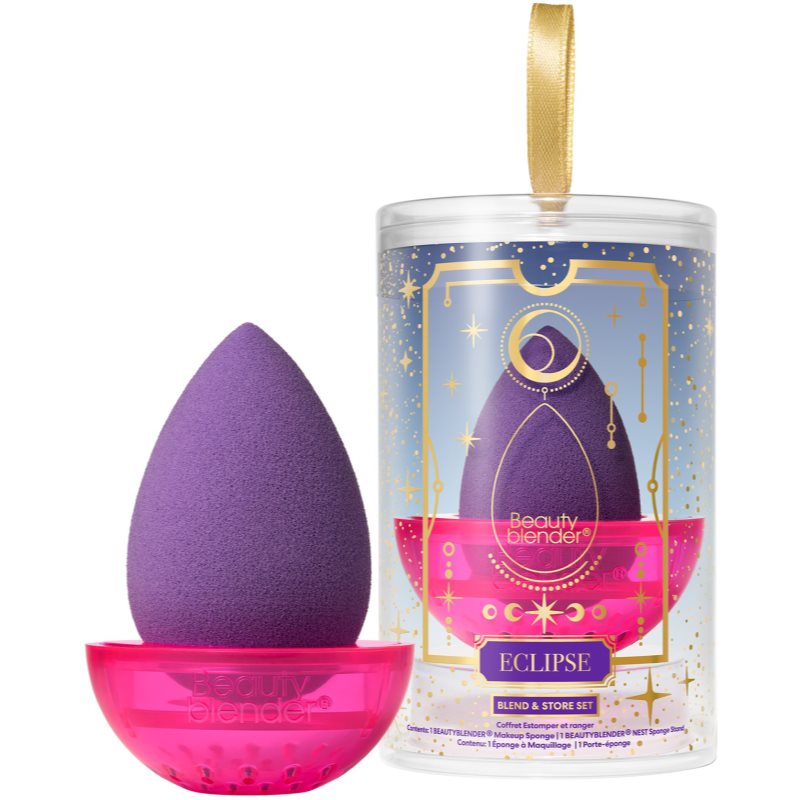 beautyblender® Blend & Store Set burete pentru machiaj, cu suport