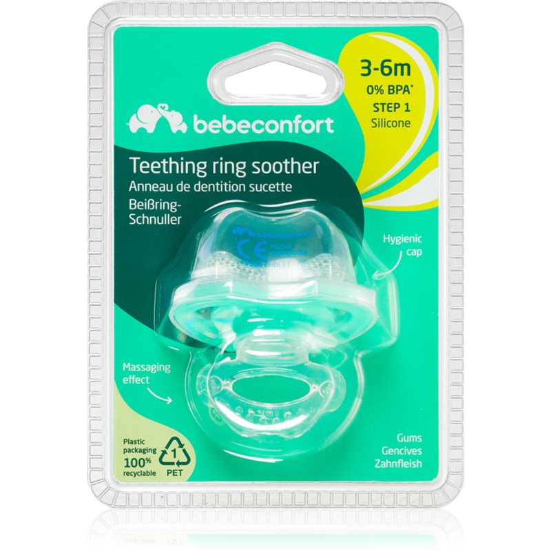 Bebeconfort Teething Ring Soother jucărie pentru dentiție 3-6 m 1 buc