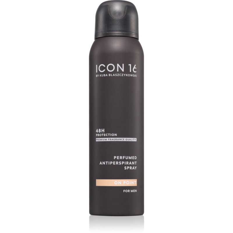 beBIO ICON16 On Point spray anti-perspirant pentru bărbați 150 ml