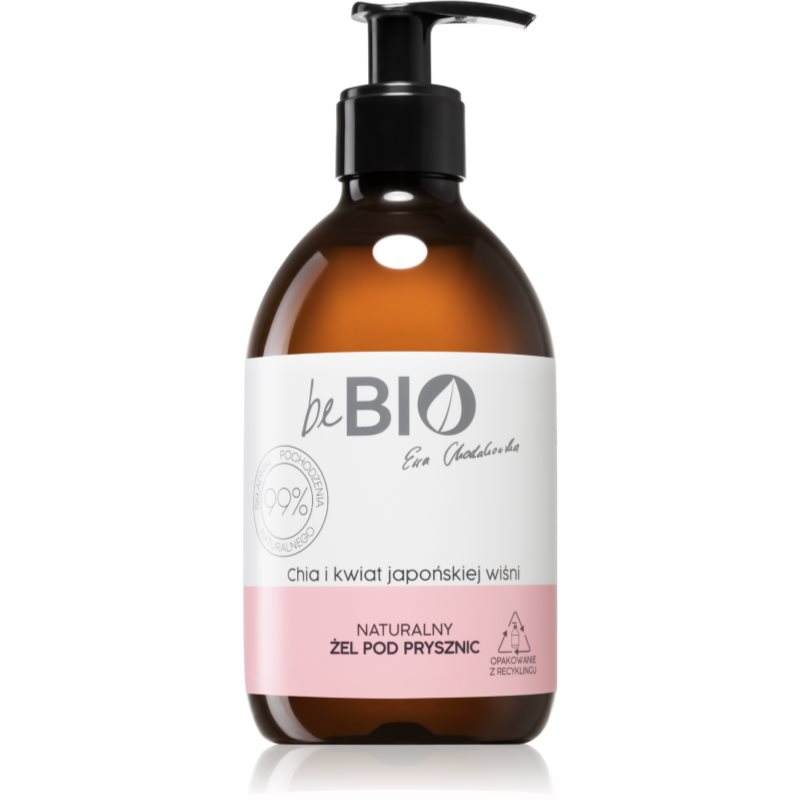 beBIO Chia Seeds & Japanese Cherry Blossom gel de dus hidratant 400 ml