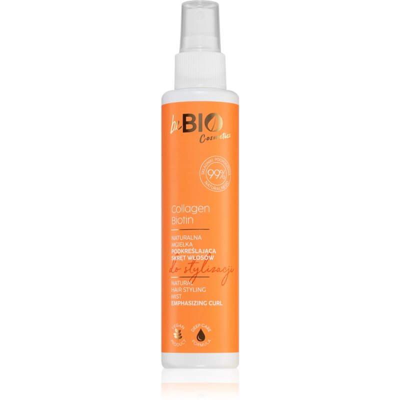 beBIO Natural Hair Styling spray styling pentru par ondulat si cret 150 ml