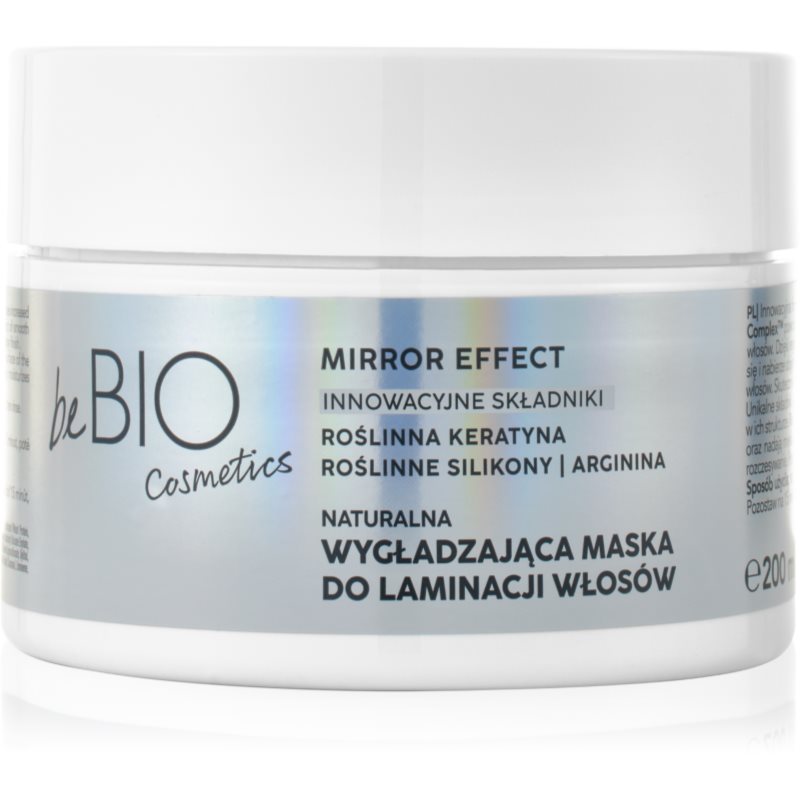 beBIO Baby Hair Complex Mirror Effect mască de netezire pentru păr indisciplinat 200 ml