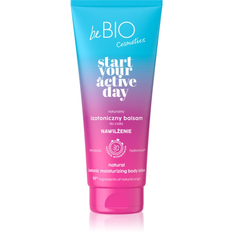 beBIO Start Your Active Day crema de corp hidratanta 200 ml