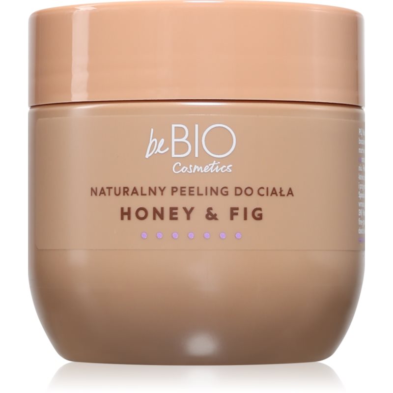 beBIO Honey & Fig exfoliant de corp pentru matifiere 200 ml