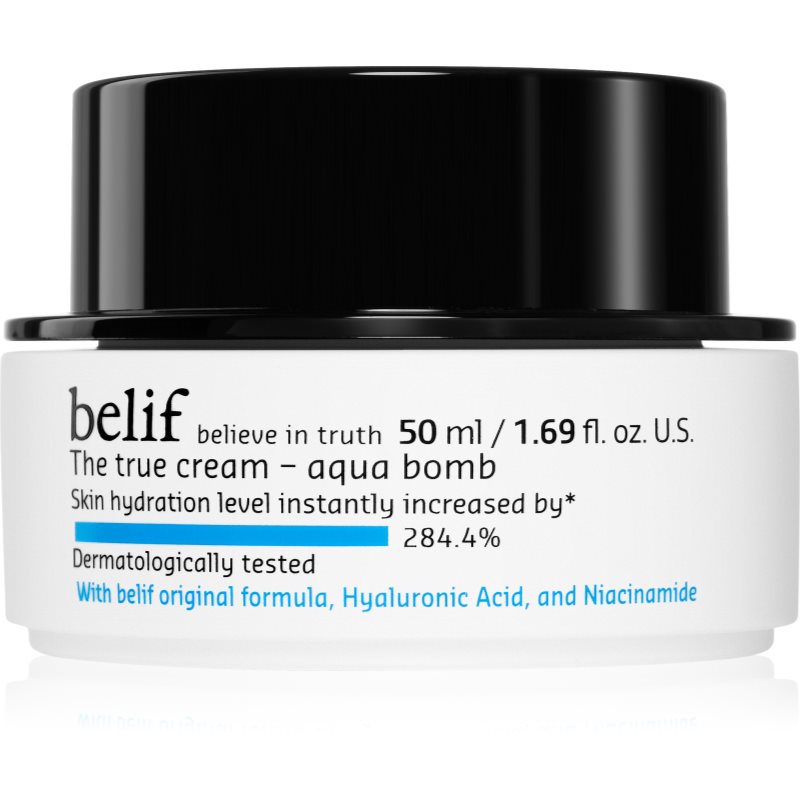 belif The True Cream Aqua Bomb crema puternic hidratanta cu niacinamidă 50 ml