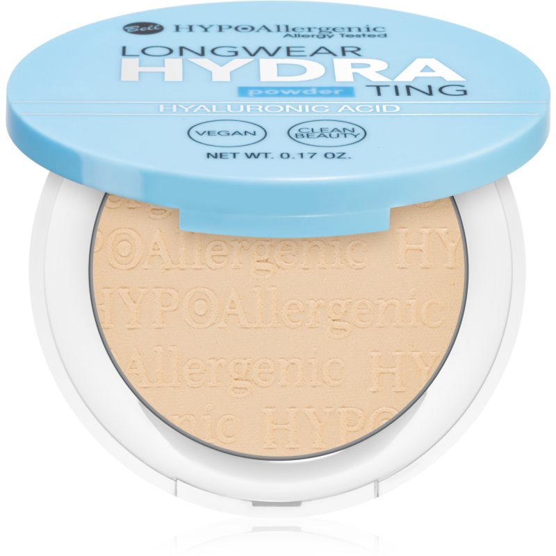 Bell Hypoallergenic Hydrating pudra compacta cu efect de hidratare culoare 01 Nude 5 g