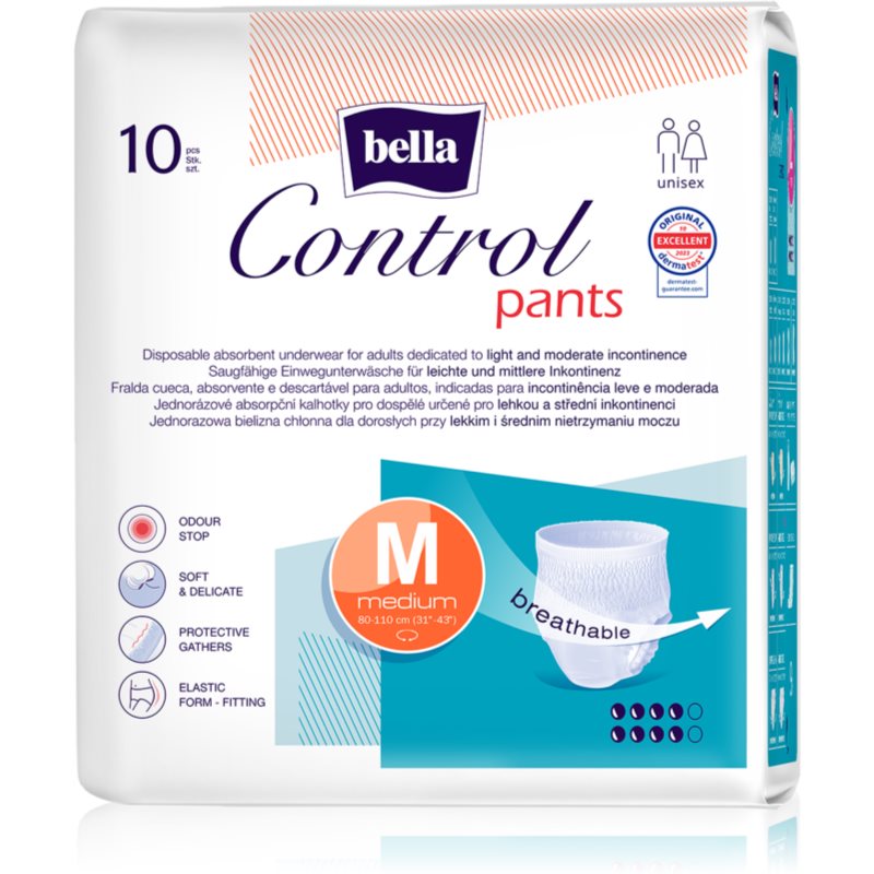 BELLA Control Pants Size M scutece de unică folosință tip chiloțel 10 buc