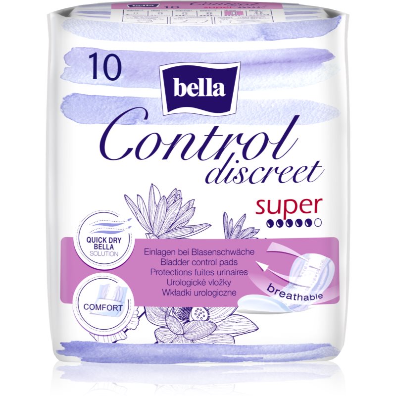 BELLA Control Discreet Super absorbante pentru incontinență 10 buc