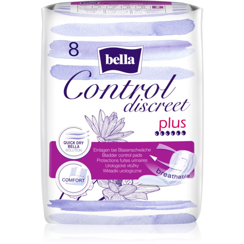 BELLA Control Discreet Plus absorbante pentru incontinență 8 buc