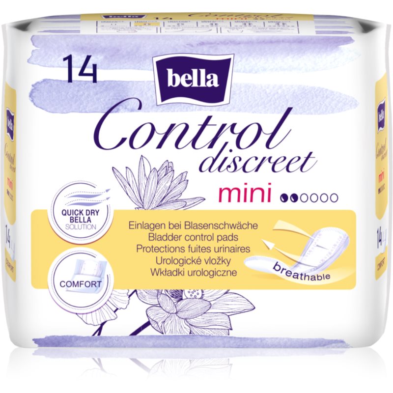 BELLA Control Discreet Mini absorbante pentru incontinență 14 buc