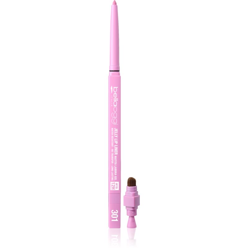 bellaoggi Jelly Lip Liner creion contur pentru buze, waterproof culoare 301 - Pink Power 0.3 g