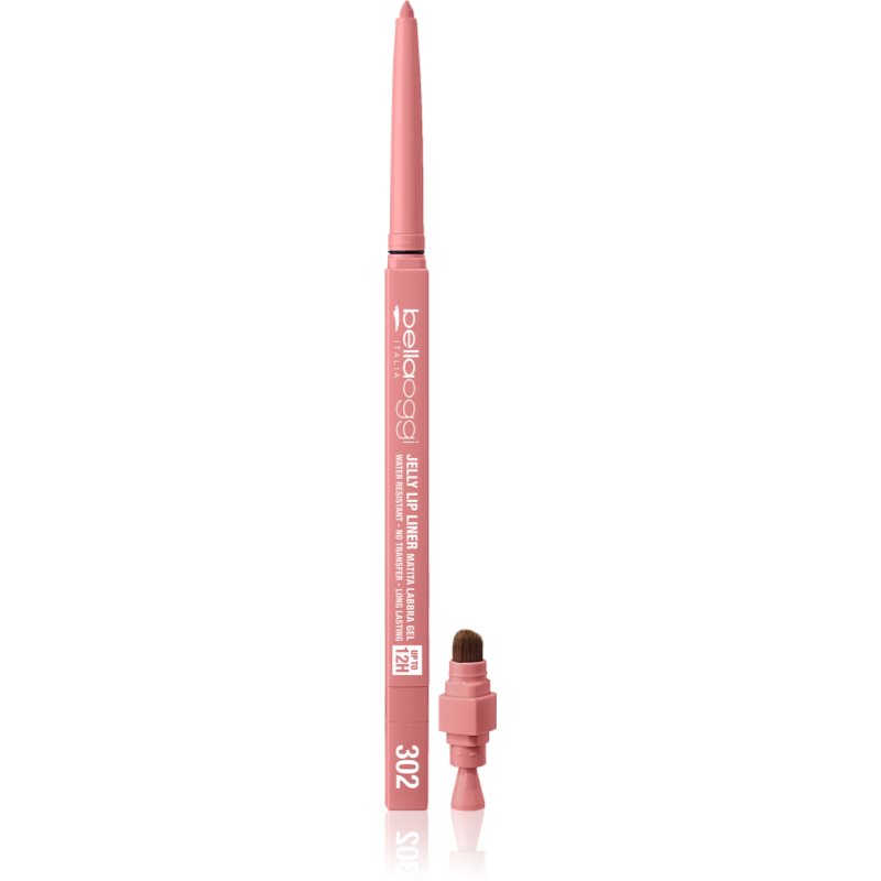 bellaoggi Jelly Lip Liner creion contur pentru buze, waterproof culoare 302 - Timeless 0.3 g