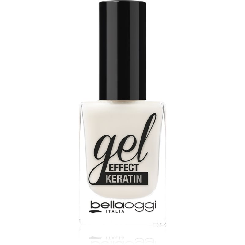 bellaoggi Gel Effect Keratin Nail Polish lac de unghii culoare White Angel 10 ml
