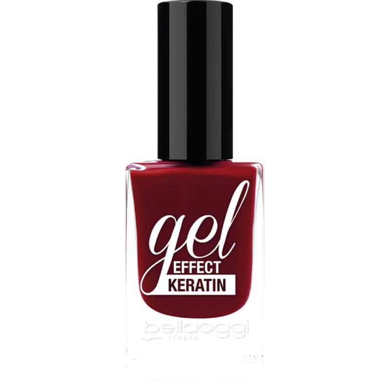 bellaoggi Gel Effect Keratin Nail Polish lac de unghii culoare Bloody Mary 10 ml