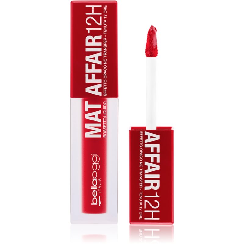 bellaoggi Mat Affair Liquid Lipstick ruj lichid mat culoare Red Affair 4.4 ml