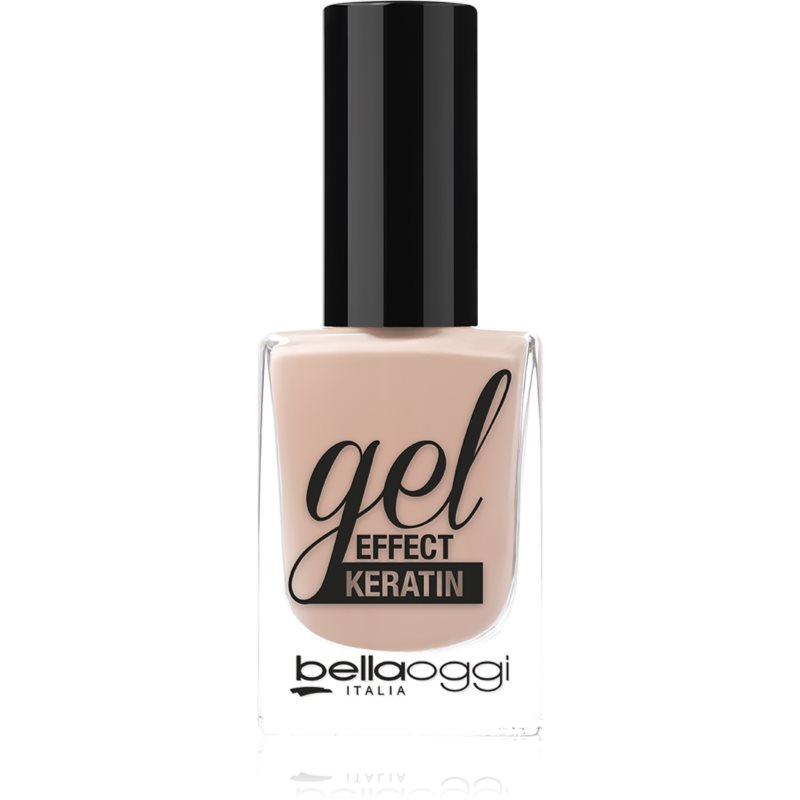 bellaoggi Gel Effect Keratin Nail Polish lac de unghii culoare Nude Look 10 ml