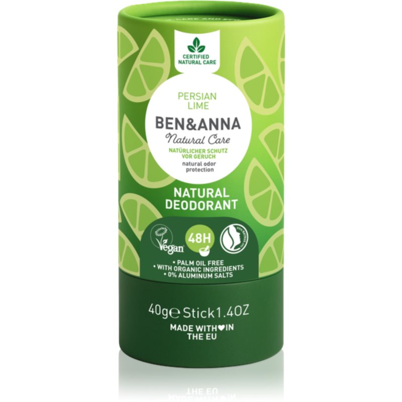 BEN&ANNA Natural Deodorant Persian Lime deodorant stick