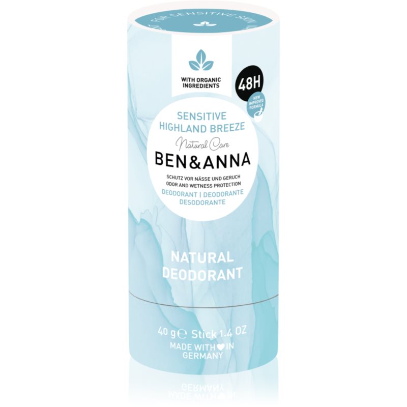 BEN&ANNA Sensitive Highland Breeze deodorant stick 40 g