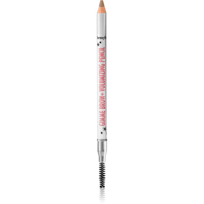 Benefit Gimme Brow+ Volumizing Pencil creion pentru sprâncene rezistent la apă pentru volum culoare 3 Warm Light Brown 1,19 g