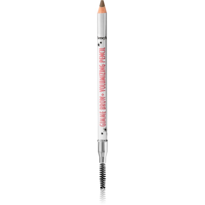 Benefit Gimme Brow+ Volumizing Pencil creion pentru sprâncene rezistent la apă pentru volum culoare 4 Warm Deep Brown 1,19 g