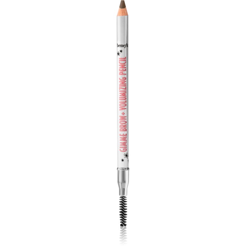 Benefit Gimme Brow+ Volumizing Pencil creion pentru sprâncene rezistent la apă pentru volum culoare 4,5 Neutral Deep Brown 1,19 g