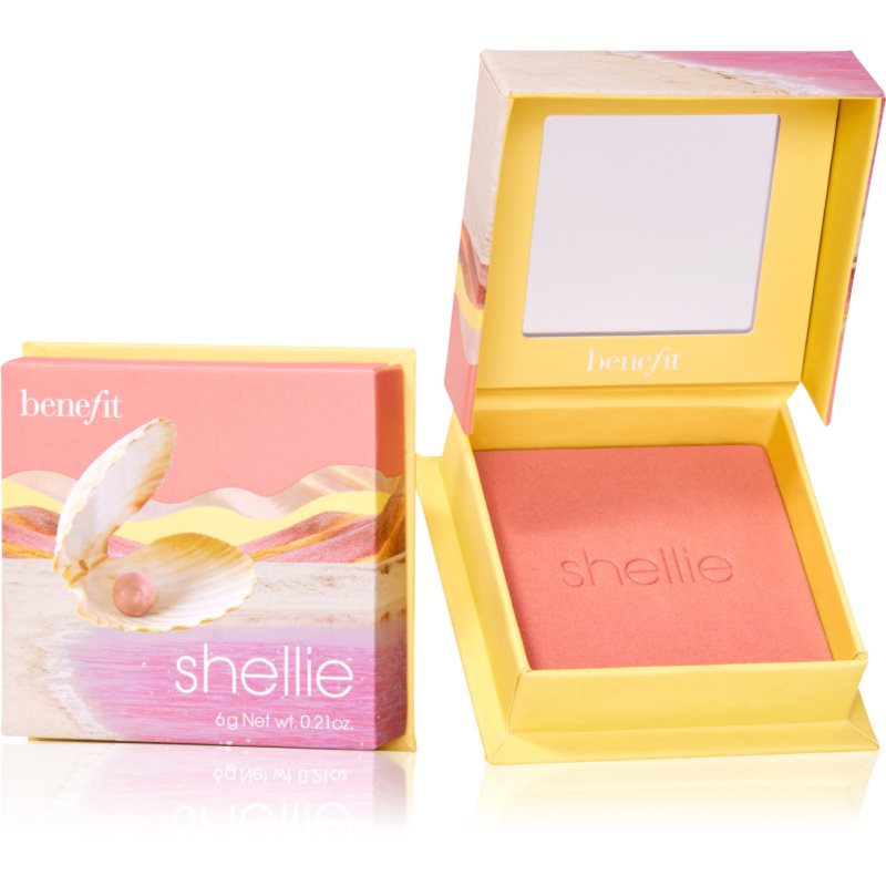 Benefit Shellie WANDERful World fard de obraz sub forma de pudra culoare Warm-seashell pink 6 g