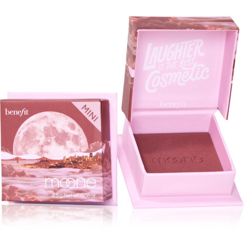 Benefit Moone WANDERful World Mini fard de obraz sub forma de pudra culoare Rich berry 2,5 g