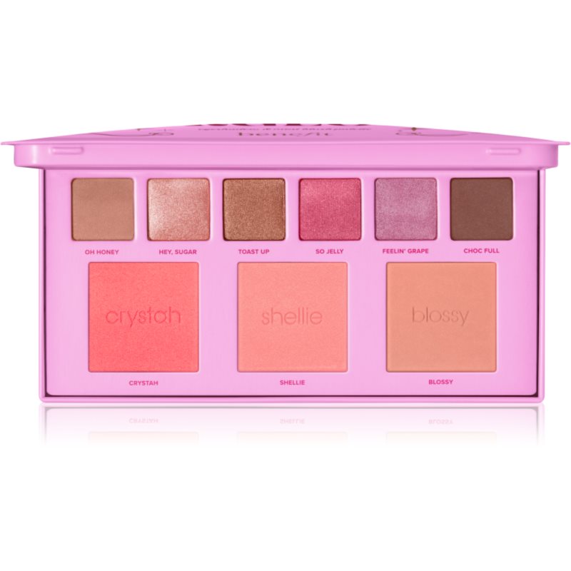 Benefit Treat Yourself, Gorgeous! paleta cu fard de pleoape si fard de obraz editie limitata 13.5 g