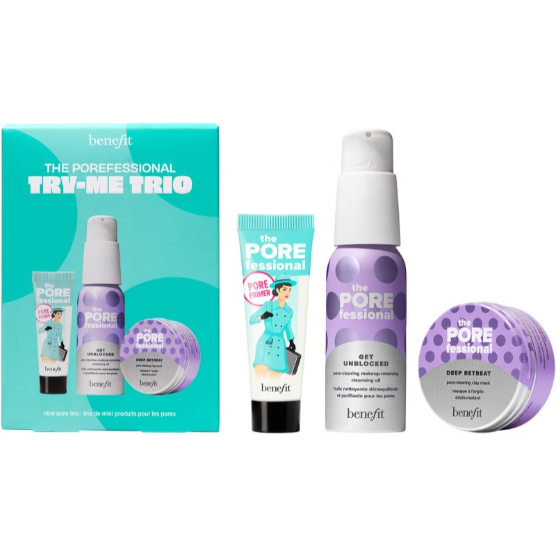 Benefit The POREfessional Try Me Trio set pentru îngrijirea tenului Benefit The POREfessional Try Me Trio set pentru îngrijirea tenului