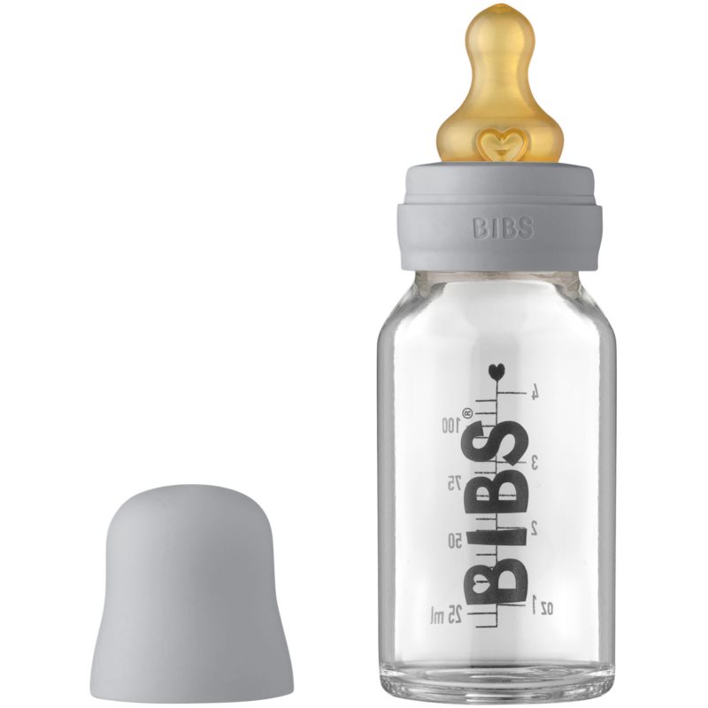 BIBS Baby Glass Bottle 110 ml biberon pentru sugari Cloud 110 ml