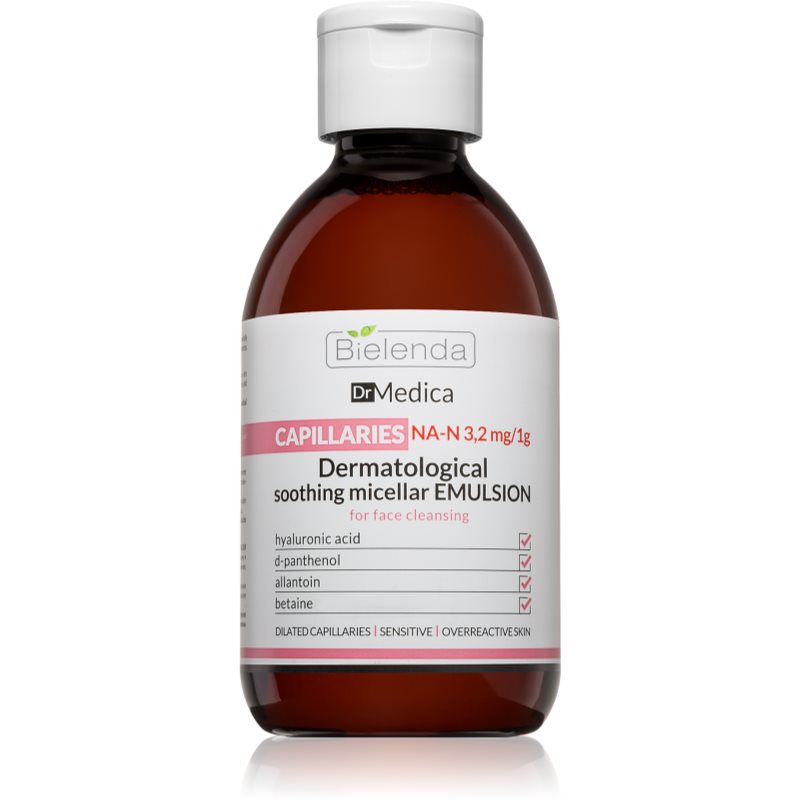 Bielenda Dr Medica Capillaries lapte micelar de neutralizare a roșeții 250 ml