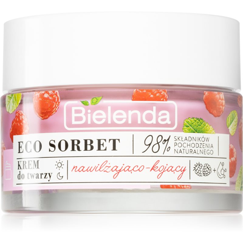 Bielenda Eco Sorbet Raspberry crema calmanta si hidratanta faciale 50 ml