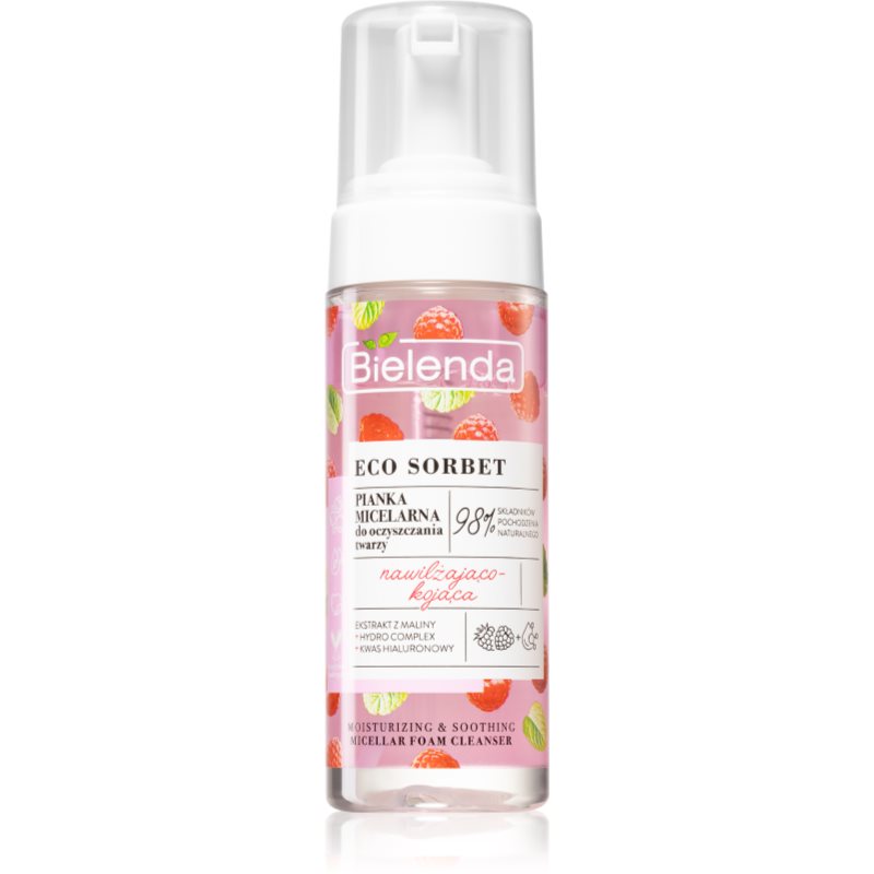 Bielenda Eco Sorbet Raspberry lotiune micelara de curatare 150 ml