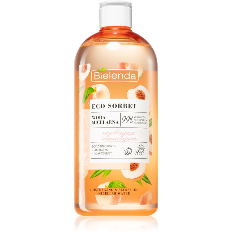 Bielenda Eco Sorbet Peach apa micelara hidratanta 500 ml