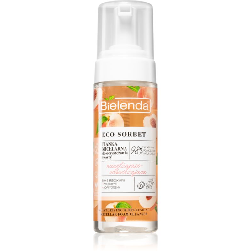 Bielenda Eco Sorbet Peach lotiune micelara de curatare 150 ml