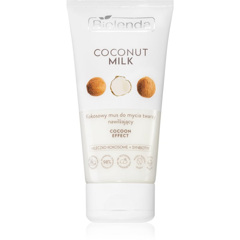 Bielenda Coconut Milk crema hidratanta pentru curatare cu cocos 135 g