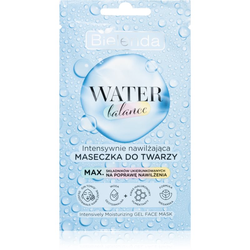 Bielenda Water Balance masca faciala hidratanta 7 g