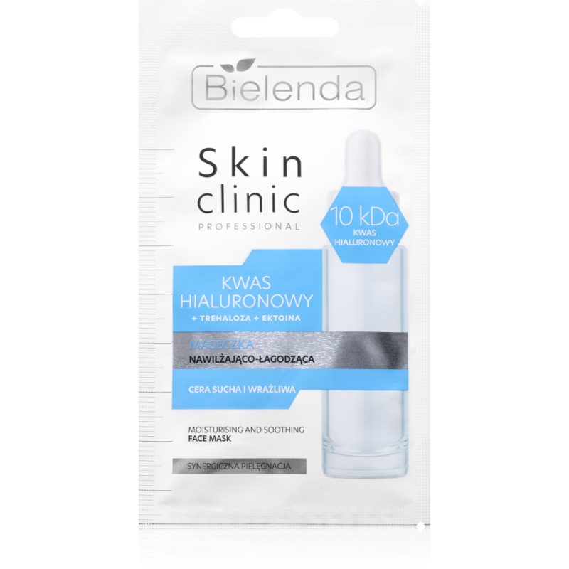Bielenda Skin Clinic Professional Hyaluronic Acid masca hidratanta de noapte cu efect calmant 8 g