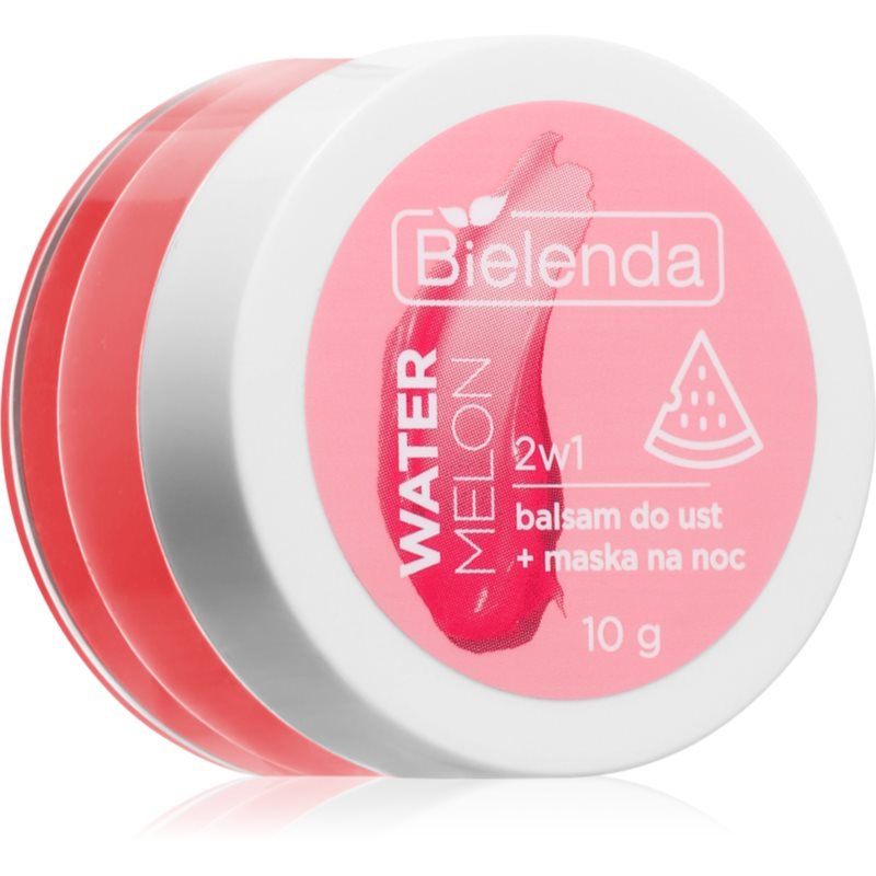 Bielenda Lip Care Lip Balm + Night Mask balsam de buze cu parfum Watermelon 10 g