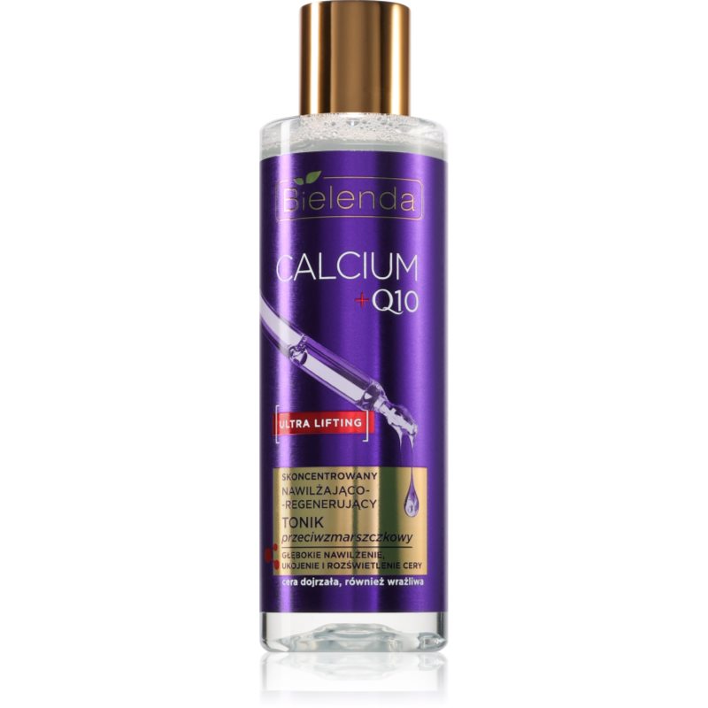 Bielenda Calcium + Q10 Concentrated moisturizing and regenerating anti-wrinkle tonic tonic hidratant antirid 200 ml