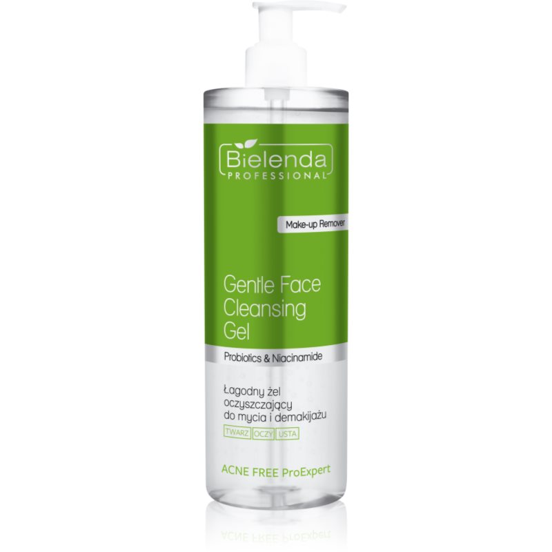 Bielenda Professional Acne Free ProExpert gel de curățare blând pentru fata si zona ochilor 500 ml