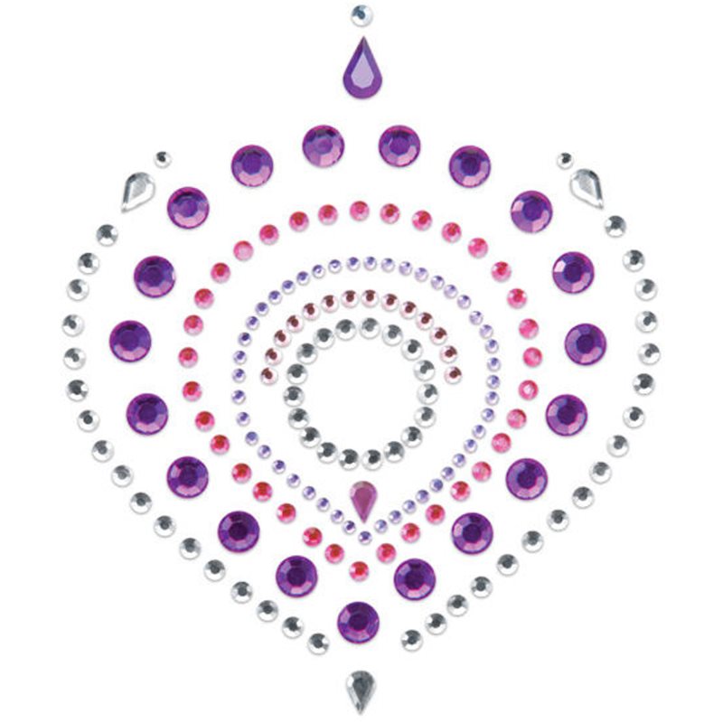 Bijoux Indiscrets Flamboyant plasturi pentru mameloane purple/pink 2 buc