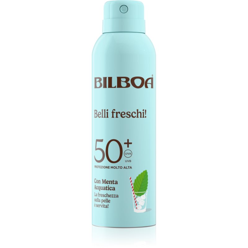 Bilboa Belli Freschi spray solar cu menta SPF 50+ 150 ml