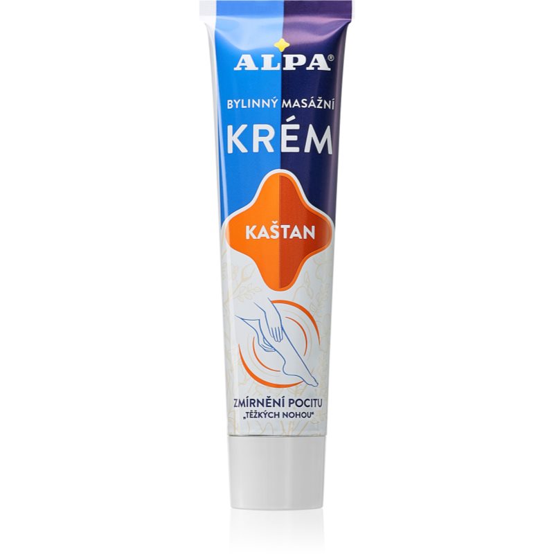 Alpa Massaging cream s kaštanem crema pentru masaj pentru mușchi obosiți 40 ml