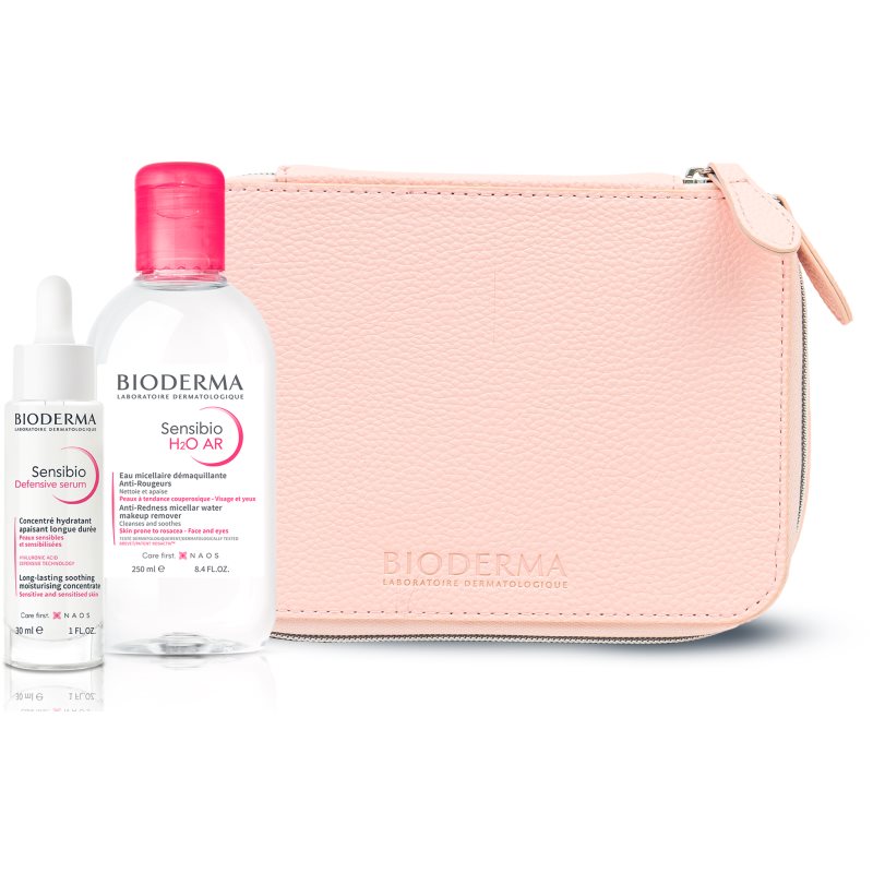 Bioderma Sensibio Bioderma Sensibio H2O micelárna voda pre citlivú pleť 250 ml + Bioderma Sensibio Defensive sérum sérum proti starnutiu pleti pre citlivú pleť 30 ml